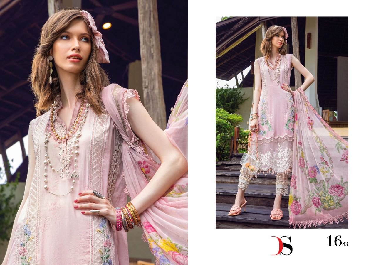 Deepsy Maria B M Print 22 Vol 3 Cotton Casual Wear Pakistani Salwar Suits Collection